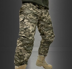 Военные штаны пиксель на флисе Тактические штаны пиксель ЗСУ
